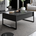 Sohvapöytä LUXE 40x90 cm antrasiitti/musta