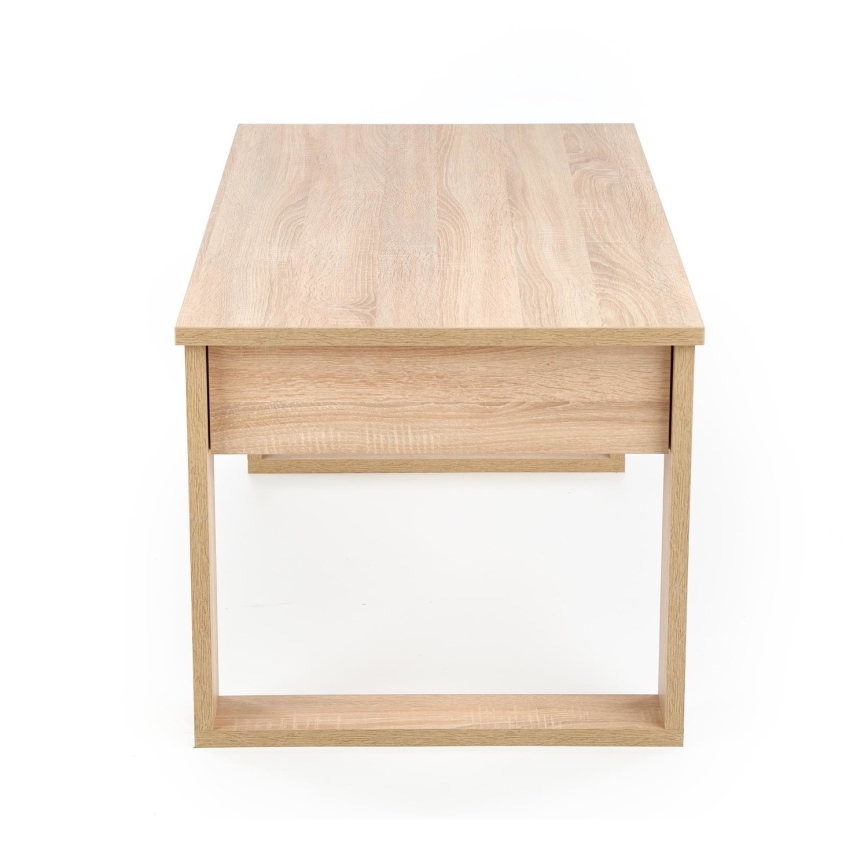 Sohvapöytä laatikoilla NEA 52x110 cm beige/tammi sonoma