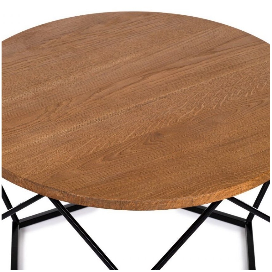 Sohvapöytä OAKLOFT 40x70 cm musta/tammi