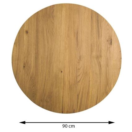 Sohvapöytä OAKLOFT 41,5x90 cm musta/tammi