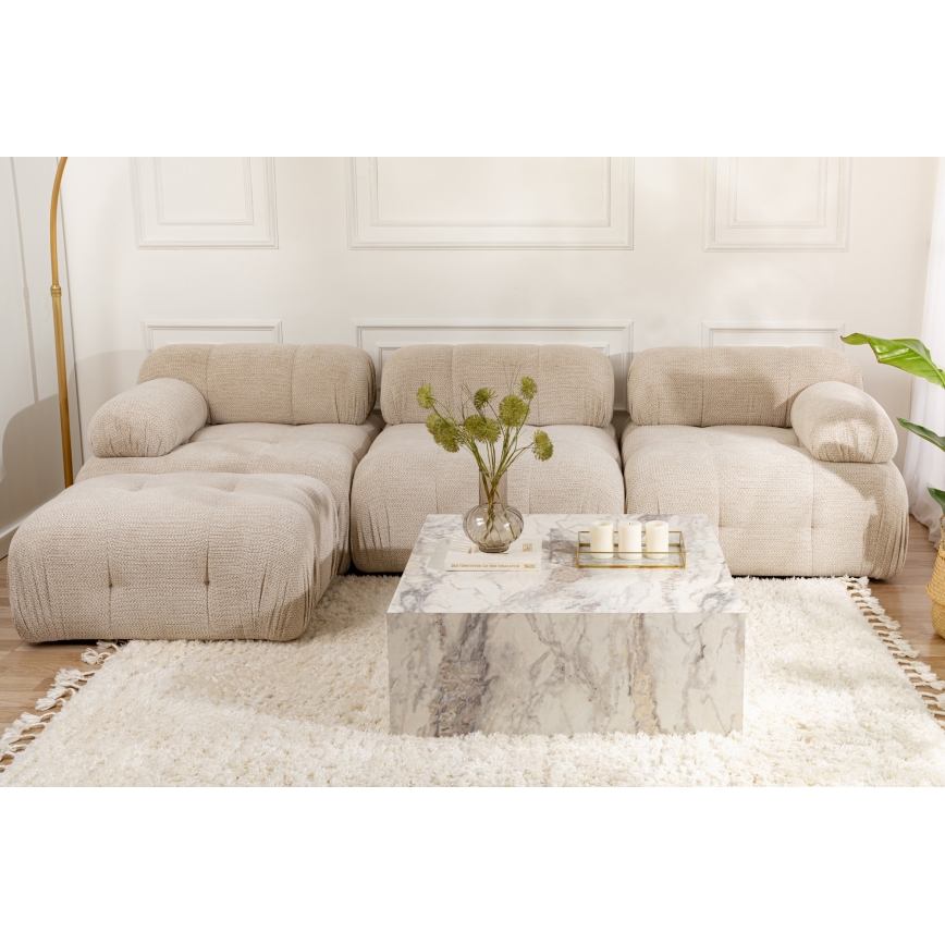 Sohvapöytä PRIZMA 35x90 cm, marmorin kuviointi