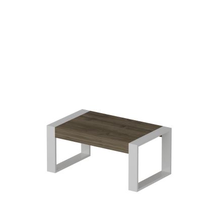 Sohvapöytä RETRO 40x90 cm valkoinen/ruskea