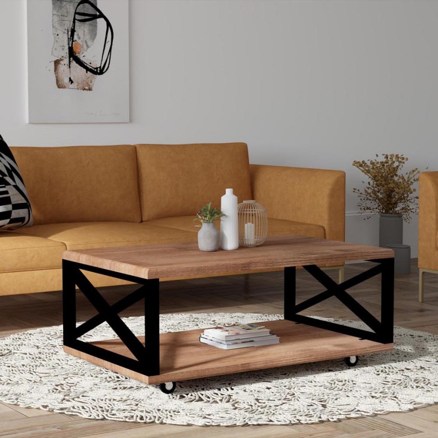 Sohvapöytä YUSO 42,5x98 cm mäntyä