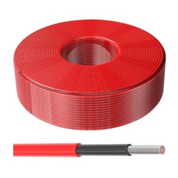 Solar kaapeli 6mm² 1500V 100m IP65 punainen