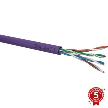 Solarix - Asennus kaapeli CAT5E UTP LSOH Dca-s1,d2,a1 305m