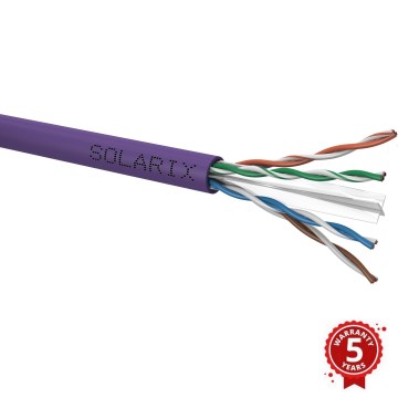 Solarix - Asennus kaapeli CAT6 UTP LSOH Dca-s2,d2,a1 305m