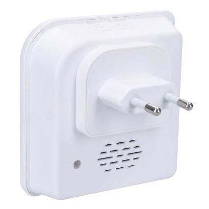 Hälytin 230V langattomalla liiketunnistimella 3xAAA/5V valkoinen