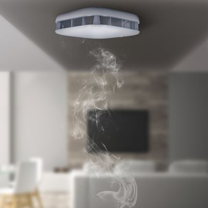 Solight 1D47A - Savunilmaisin hälyttimellä 85dB 3V Wi-Fi