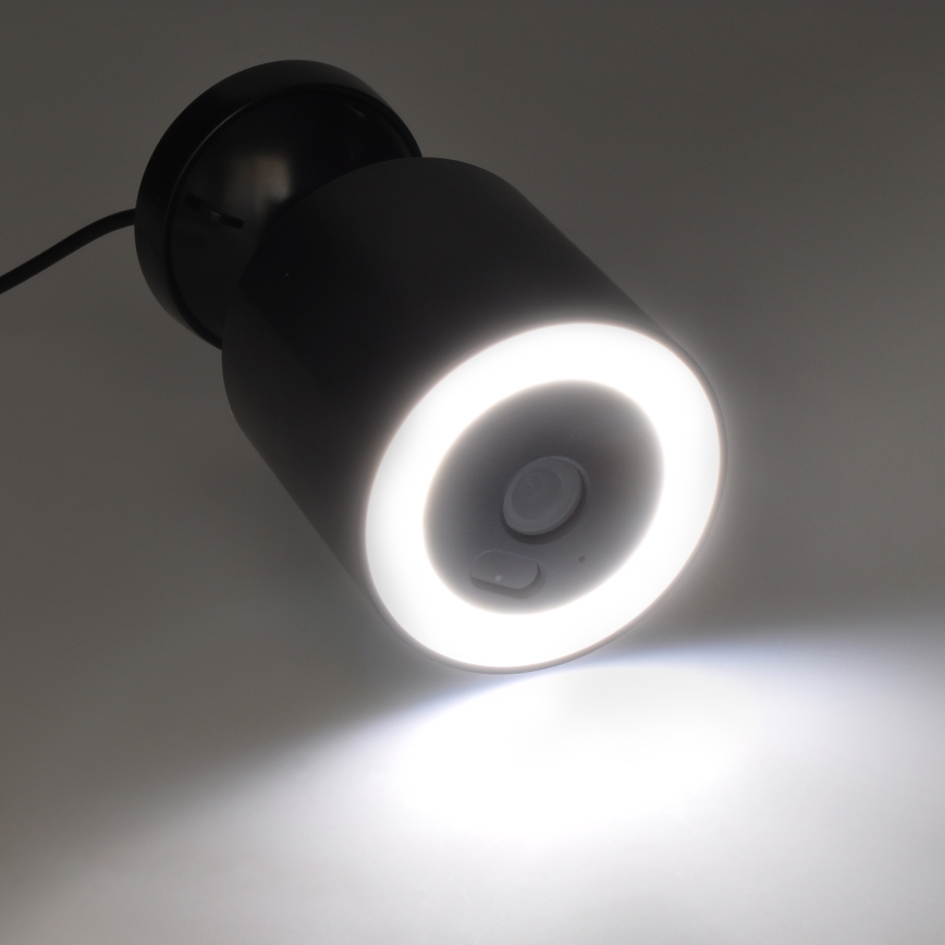 LED-ulkokamera valaistuksella, 12 V, 1536p, IP65