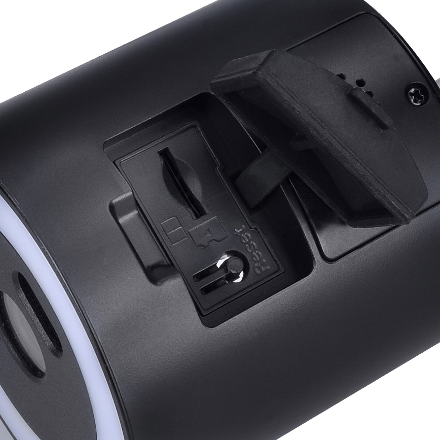 LED-ulkokamera valaistuksella, 12 V, 1536p, IP65