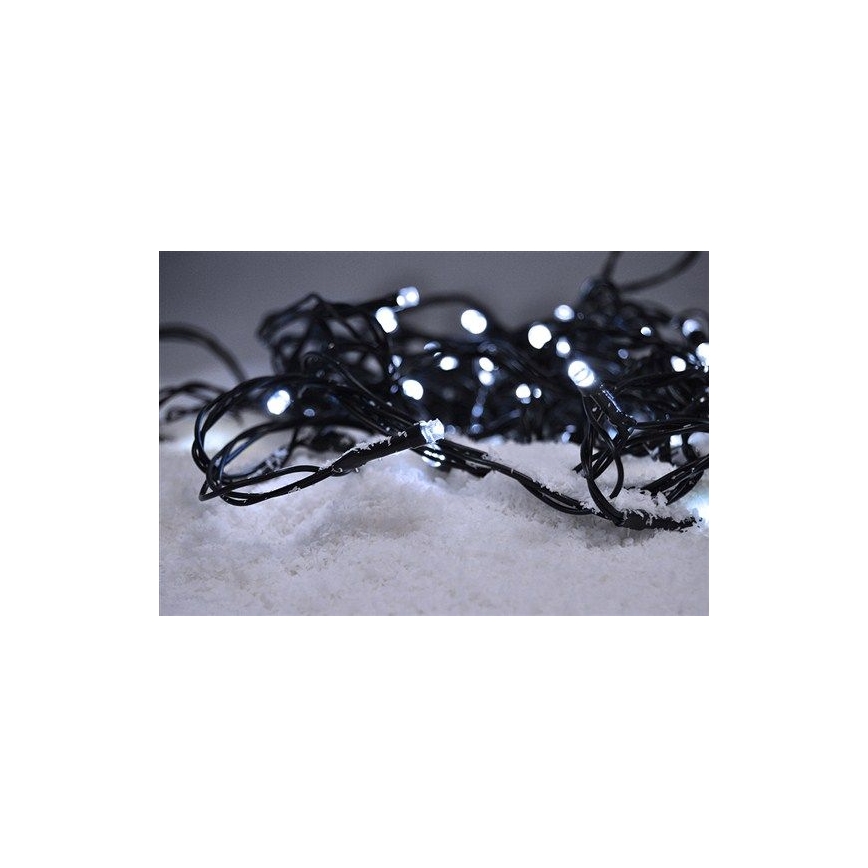LED jouluvalot ulos 300xLED/8 toimintoa 35m IP44 kylmä valkoinen