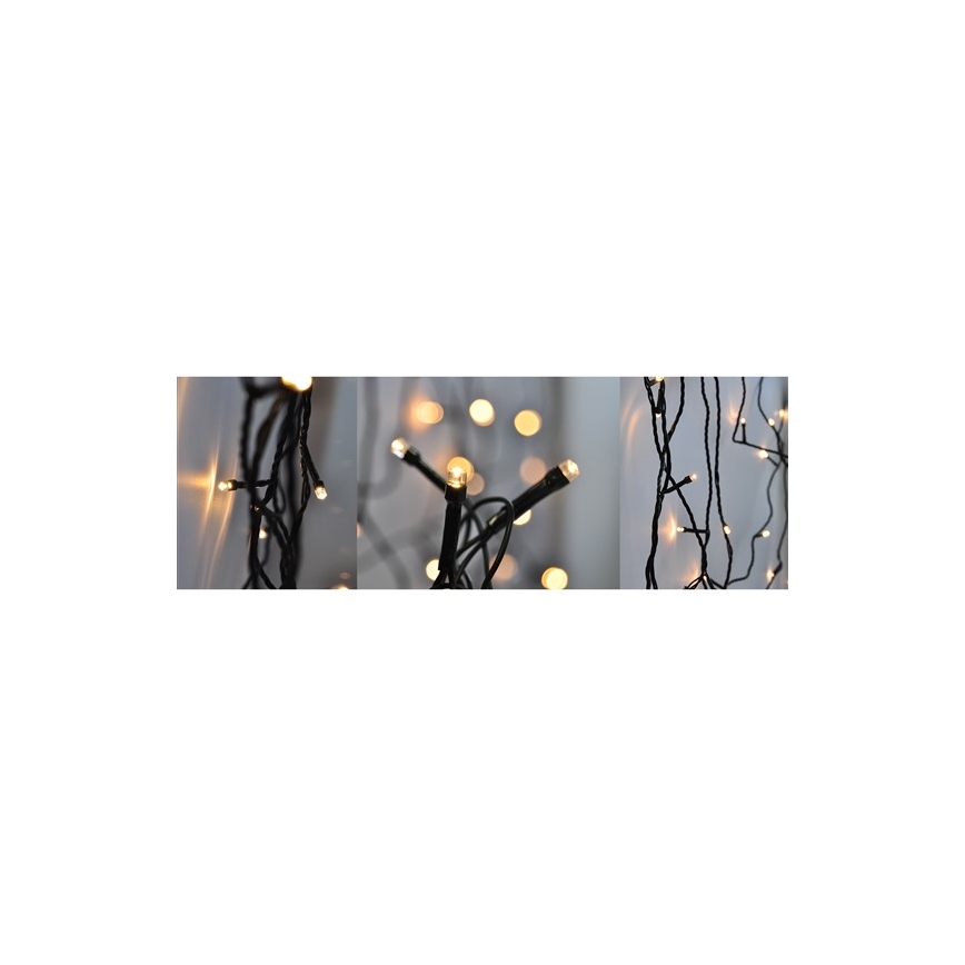 LED-jouluvalot ulos 20 m 400xLED/230V IP44 3000K