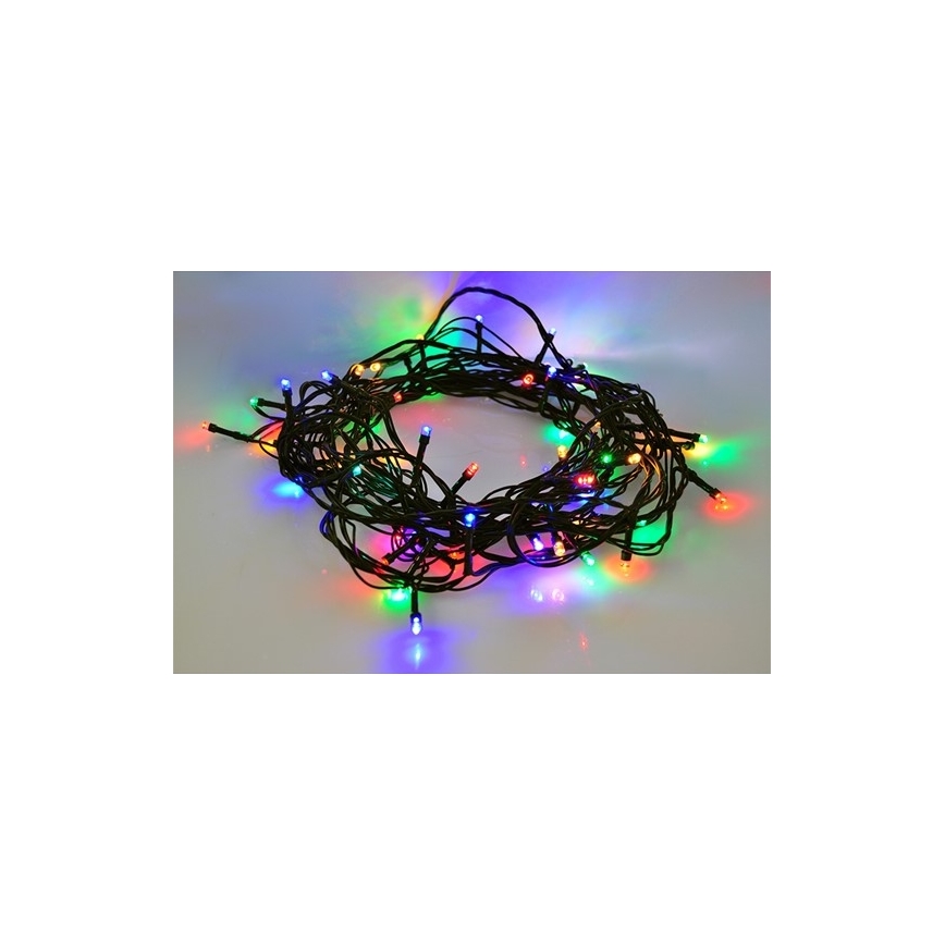LED-ulkojouluketju 200xLED/8 toiminnot IP44 25m monivärinen