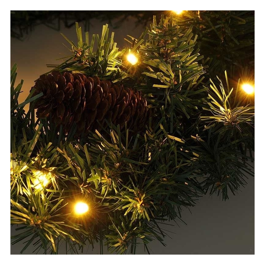 LED-jouluseppele ulkokäyttöön 15xLED/3xAA IP44