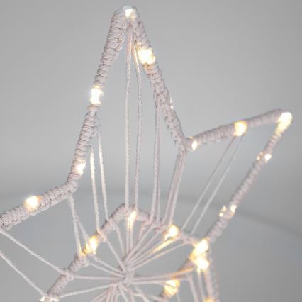 LED-joulukoriste LED/2xAAA tähti
