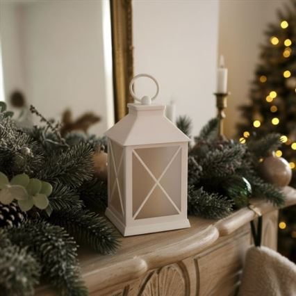 LED-joululyhty LED/2xAA lämmin valkoinen