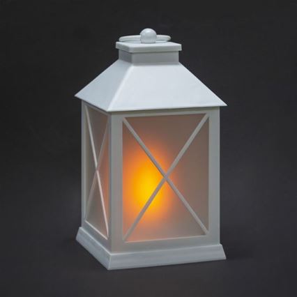 LED-joululyhty LED/2xAA lämmin valkoinen