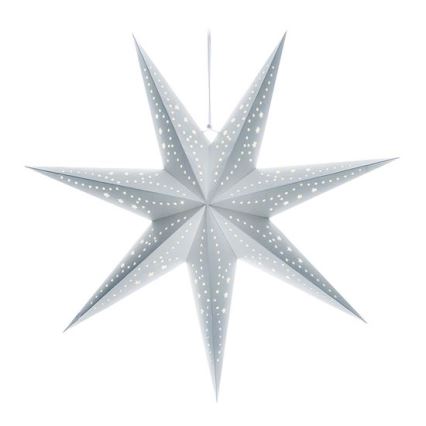 LED-joulukoriste 20xLED/2xAA lämmin valkoinen hopeinen tähti