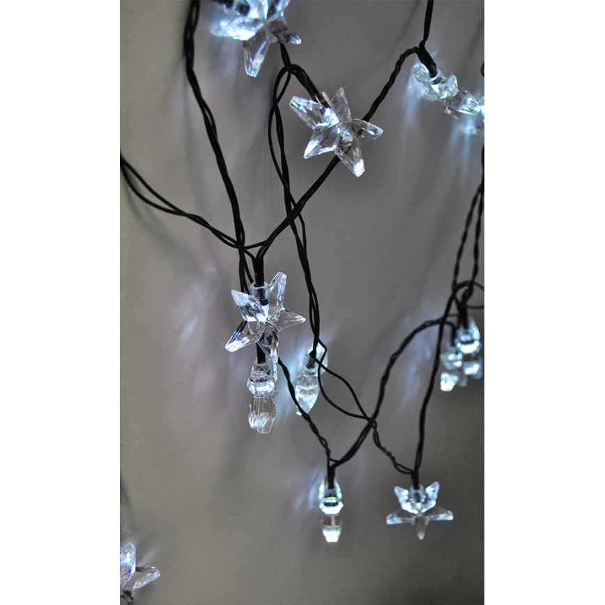 Solight 1V30 -W - LED -jouluvalot 20xLED 6m viileä valkoinen