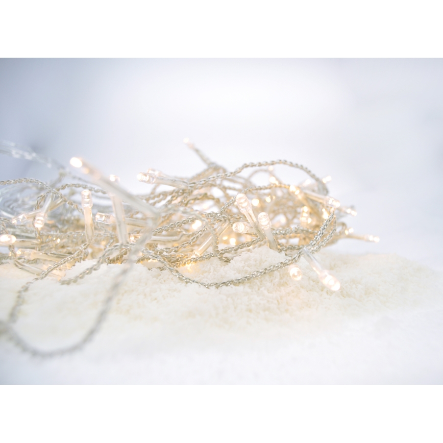 LED-jouluvaloverho ulkokäyttöön 360xLED/8 toimintoa 15m IP44 lämmin valkoinen
