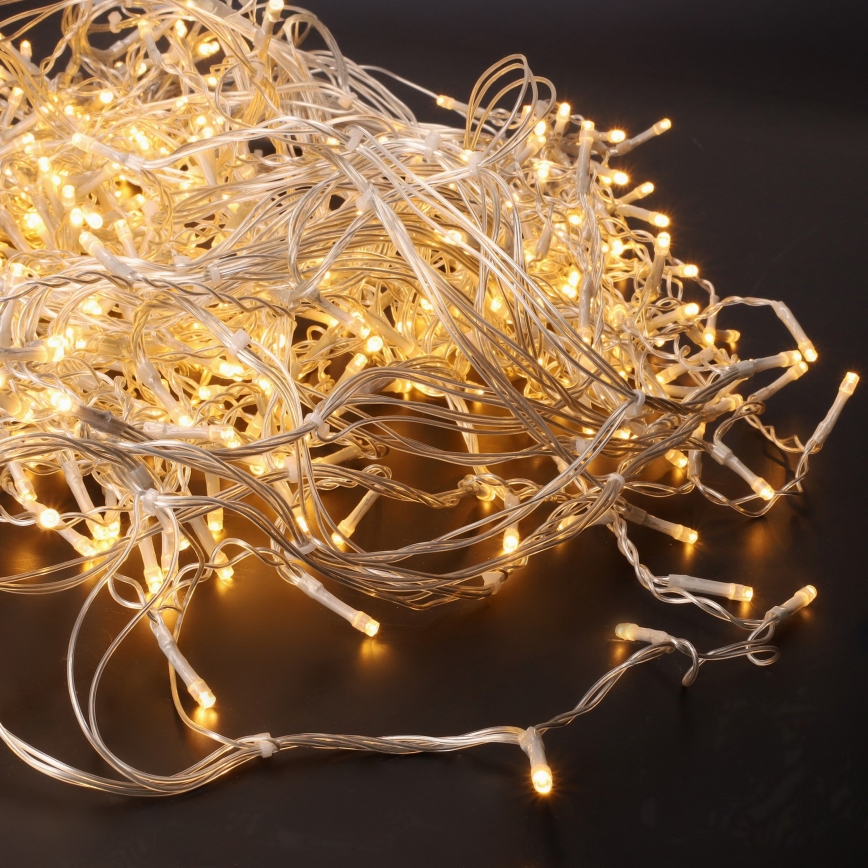 LED Ulkokäyttöön tarkoitettu jouluköynnös 360xLED/8 toimintoa 15m IP44 lämmin valkoinen