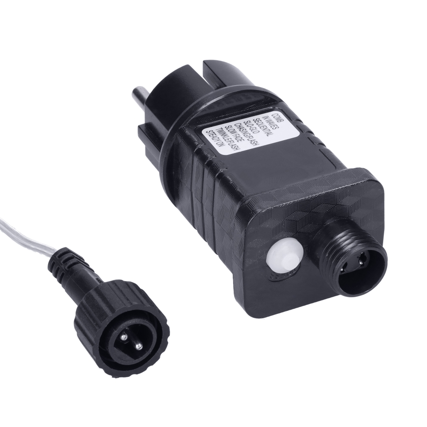 LED Ulkokäyttöön tarkoitettu jouluköynnös 360xLED/8 toimintoa 15m IP44 lämmin valkoinen