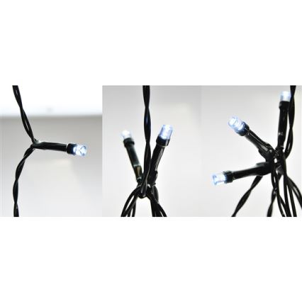 Solight 1V50 -W - LED -jouluvalot 20xLED/3xAA 3,3m viileä valkoinen