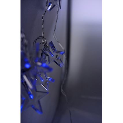 LED Joulukoristevalosarja 10xLED/2xAA 2,5m sininen