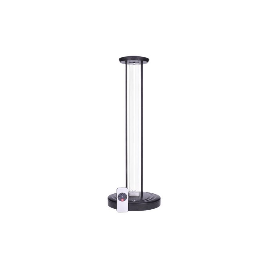 Solight GL05-100N - Desinfioiva, bakteereja tappava otsoniton lamppu UVC / 100W / 230V + kaukosäädin