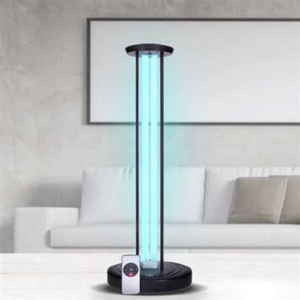Solight GL05-100N - Desinfioiva, bakteereja tappava otsoniton lamppu UVC / 100W / 230V + kaukosäädin