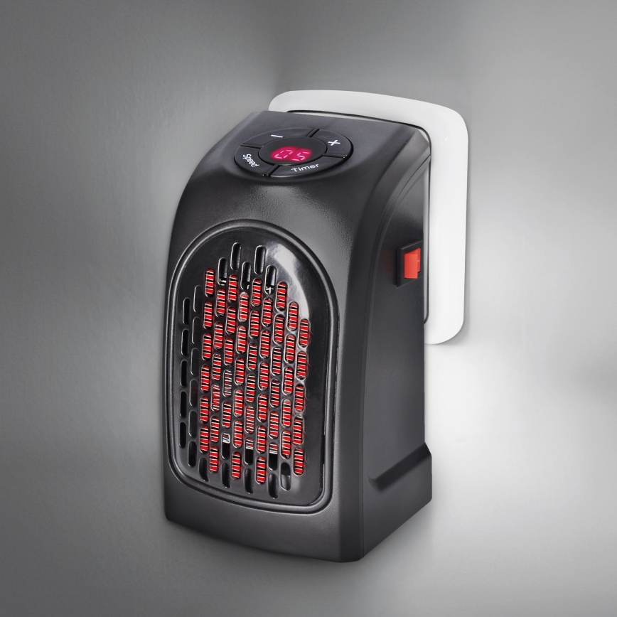 Mini pistoketuuletin keraaminen lämmitin 350W/230V