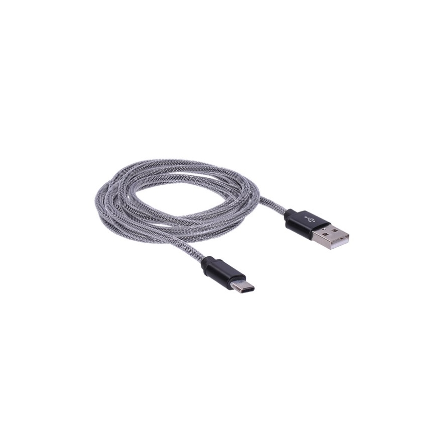 USB-kaapeli USB 2.0 A -liitin / USB C -liitin 2m