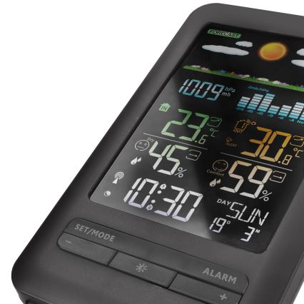 Sääasema LCD-näytöllä 2xAA musta