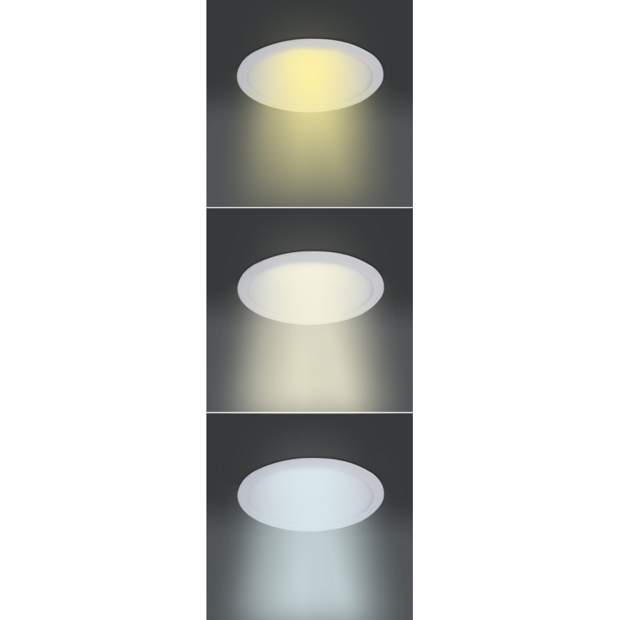 LED-paneeli LED/18W/230V 3000/4000/6000K Ø 22,5 cm valkoinen