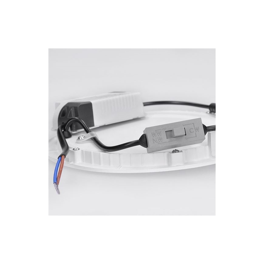 LED-paneeli LED/18W/230V 3000/4000/6000K Ø 22,5 cm valkoinen