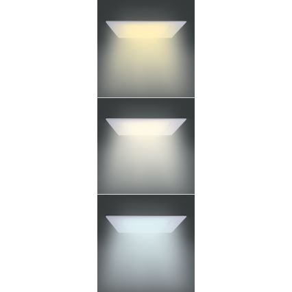 LED upotettava kattovalaisin LED/18W/230V 3000/4000/6000K 22,5x22,5 cm valkoinen