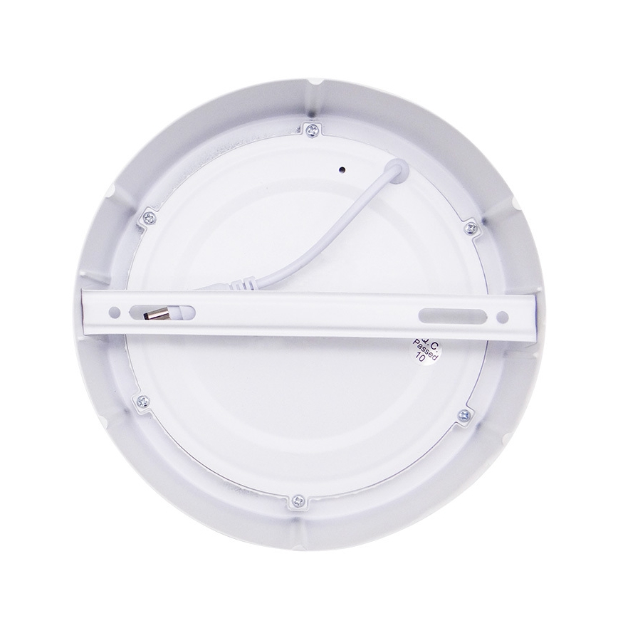 LED-kattovalaisin 12 W / 230 V, 3000/4000/6000 K, Ø 17 cm, valkoinen