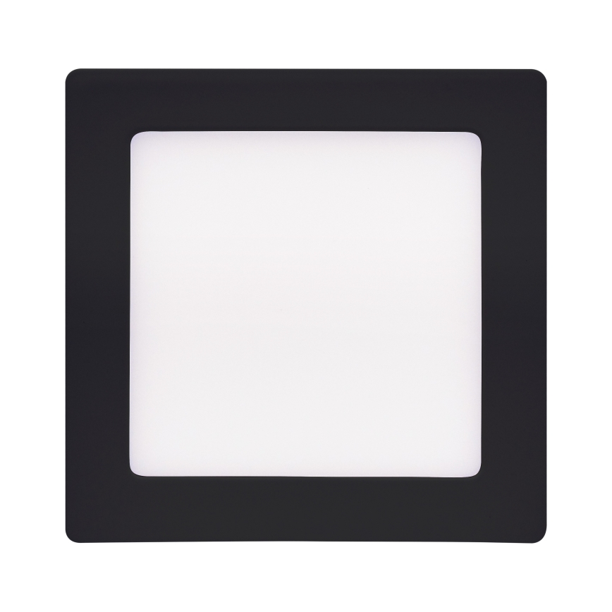 LED Kattovalo LED/12W/230V 3000/4000/6000K musta neliö