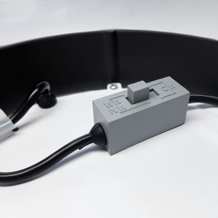 LED Kattovalo LED/12W/230V 3000/4000/6000K musta neliö