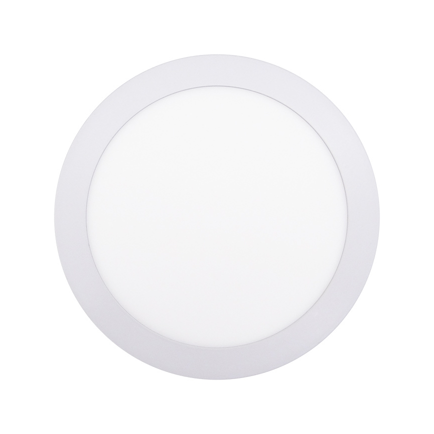 LED-kattovalaisin, 18 W, 230 V, 3000/4000/6000 K, Ø 22,5 cm, valkoinen
