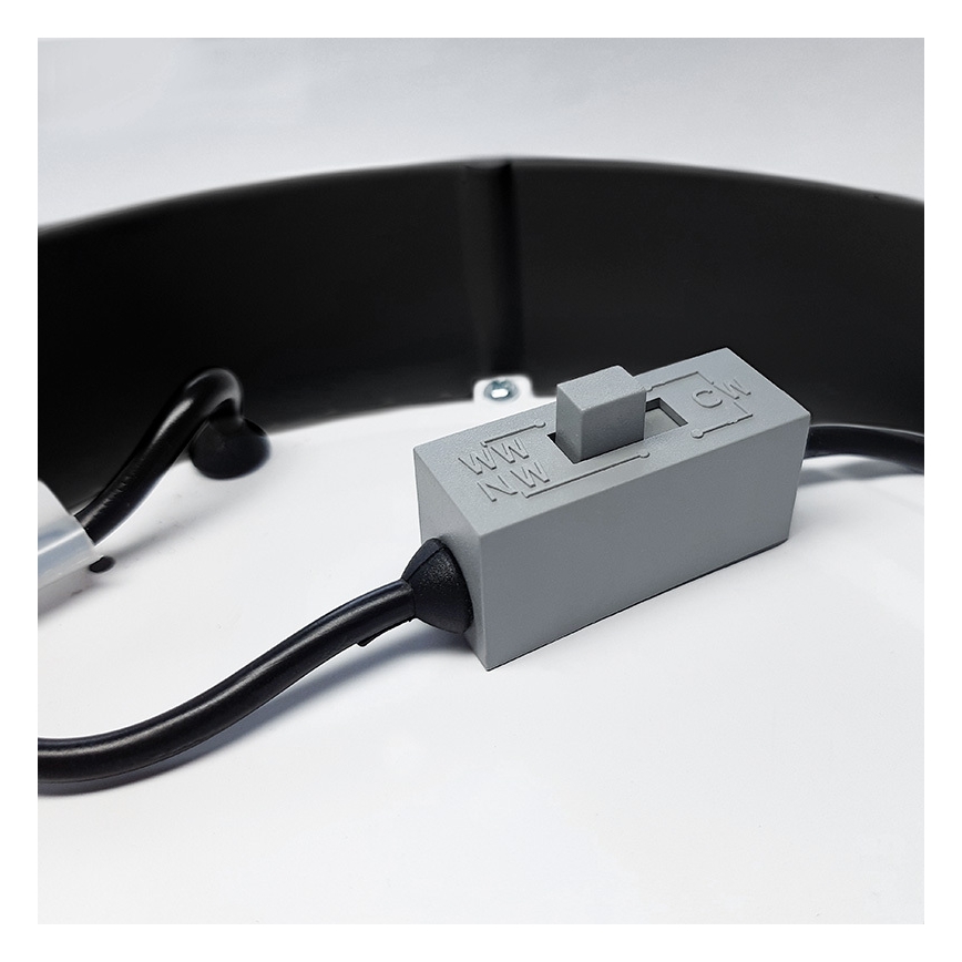 LED-kattovalaisin, 18 W, 230 V, 3000/4000/6000 K, Ø 22,5 cm, valkoinen