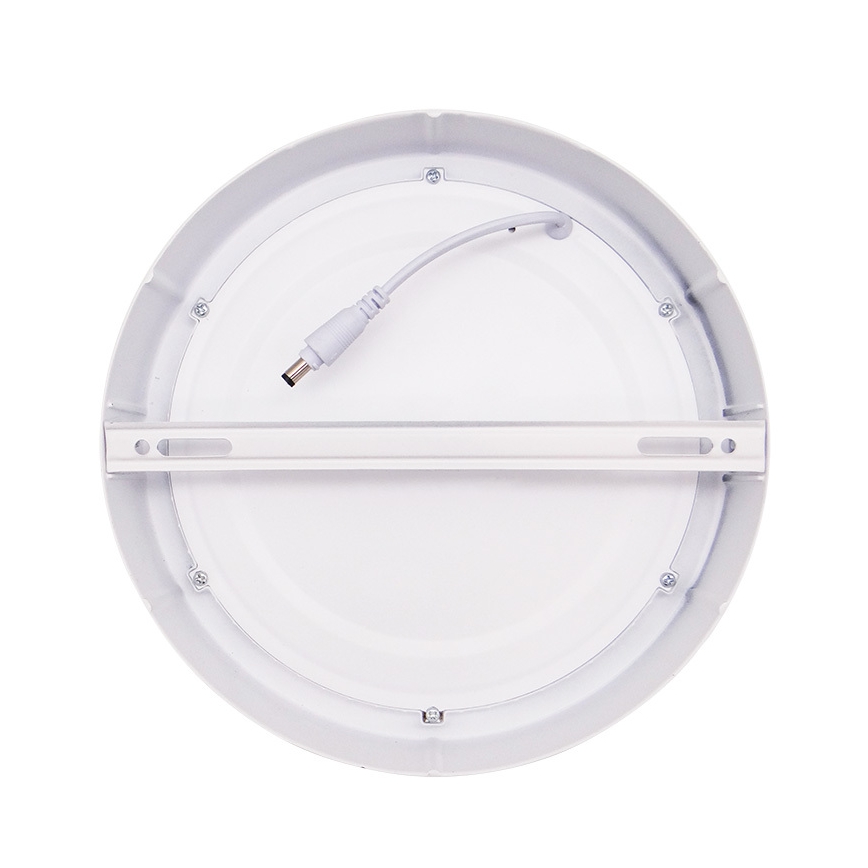LED-kattovalaisin, 18 W, 230 V, 3000/4000/6000 K, Ø 22,5 cm, valkoinen