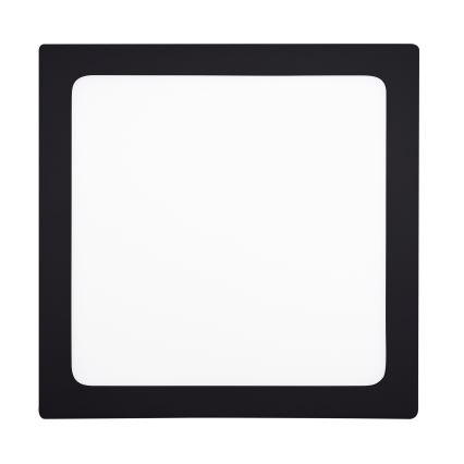 LED Kattovalo LED/24W/230V 3000/4000/6000K musta neliö