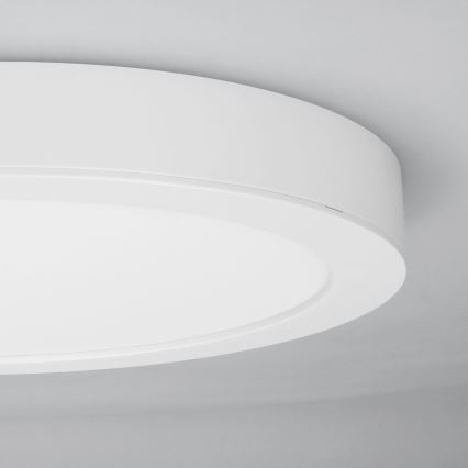LED pinta-/upotettava paneeli 2-in-1 18W/230V 3000/4000/6000K Ø22,5 cm IP54 valkoinen
