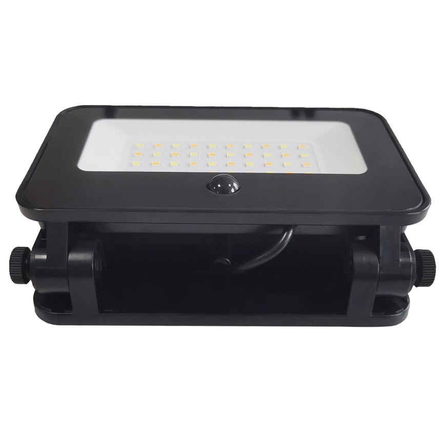 LED Himmennettävä aurinko valonheitin kanssa motion ja dusk sensori LED/6W/2200 mAh 3000/4000/6500K IP65
