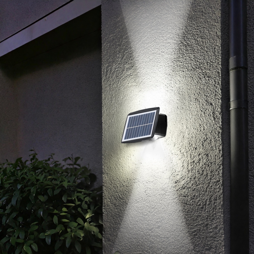 LED Aurinkokäyttöinen seinävalaisin LED/3,7V IP44 1200 mAh