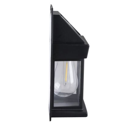LED-himmennettävä aurinkokennolyhty anturilla LED/3,7V IP44 1200 mAh