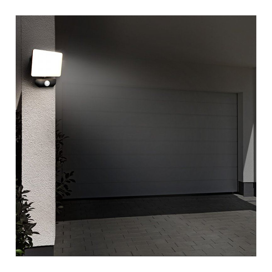 LED-ulkovalonheitin anturilla LED/10W/230V 4000K IP44