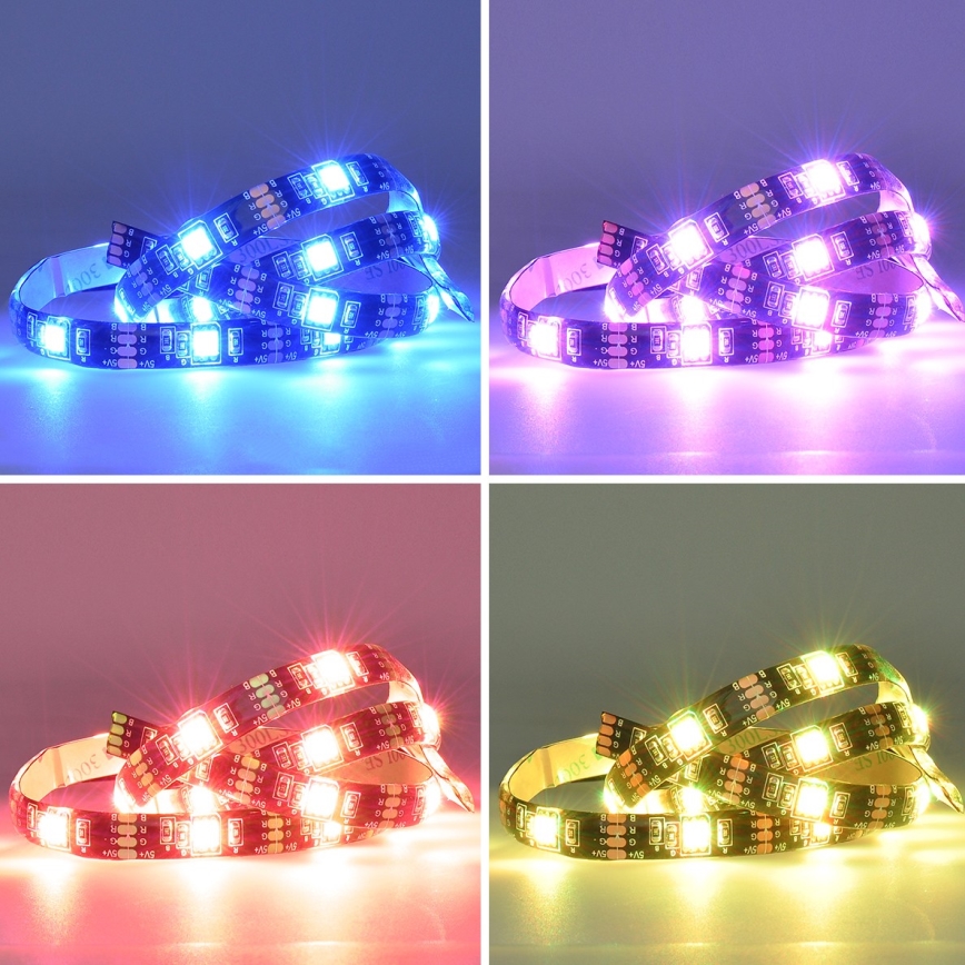 LED RGB Himmennettävä nauha televisioon LED/6W/5V Wi-Fi Tuya + kauko-ohjaus