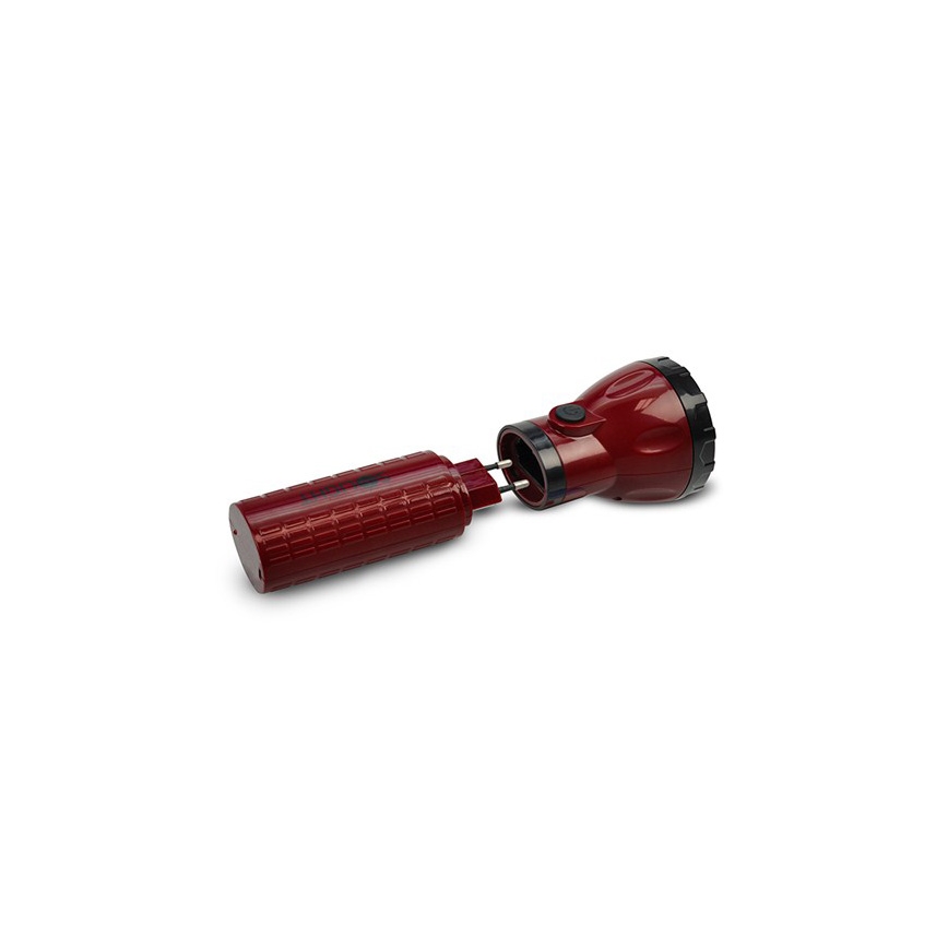 Ladattava LED-taskulamppu 9xLED/4V 800mAh plug-in